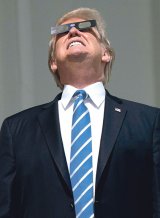 Trump şi urmările eclipsei totale de soare din 21 august